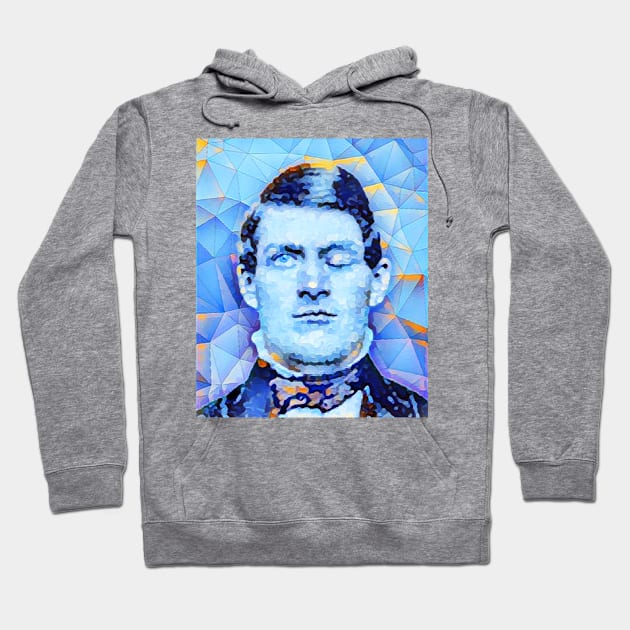 Phineas Gage Portrait | Phineas Gage Artwork | Phineas Gage Painting 14 Hoodie by JustLit